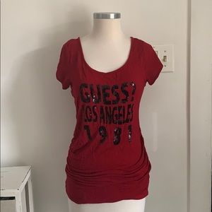Guess sequined top